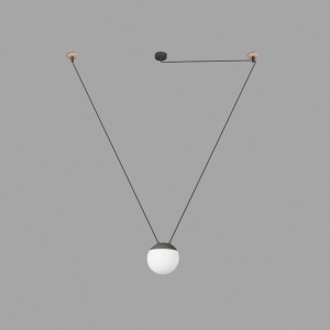 Pendul stil minimalist MINE GLASS SPACE gri 1L - Img 2