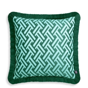 Perna decorativa design LUX Doris S green, 50x50cm