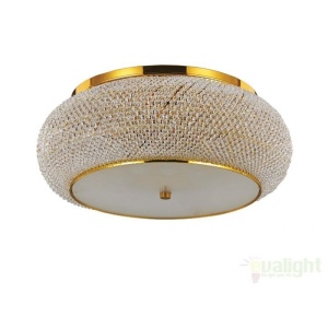 Plafonier modern diametru 55cm, Pasha PL10 Oro 100791