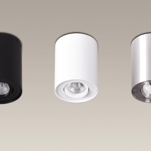 Plafonier, Spot aplicat alb, diam.9,5cm, BASIC ROUND C0067 MX 44210 universul-luminii.ro