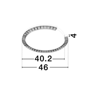 Plafoniera circulara aluminiu auriu GREAMY D-46cm 625600 universul-luminii.ro