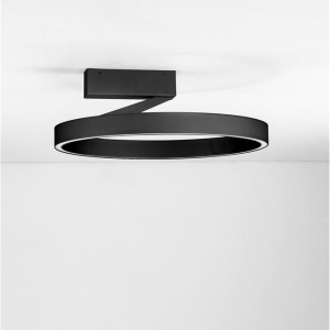 Plafoniera circulara aluminiu negru LED CCT ADALIZ 50cm 632290 universul-luminii.ro