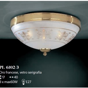 Plafoniera clasica design italian realizat manual 6102 106580 universul-luminii.ro