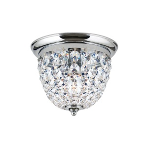 Plafoniera cristal Asfour design elegant lux PLAFOND D-26cm crom 156610 universul-luminii.ro