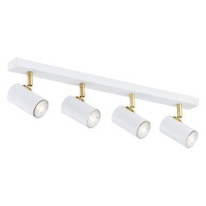 Plafoniera cu 4 spoturi design minimalist LAGOS alba