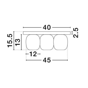Plafoniera cu 5 spoturi metal negru MARLIN 626020 universul-luminii.ro