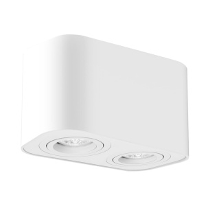 Plafoniera cu spoturi aplicate design minimalist Kobald alb mat - Img 1
