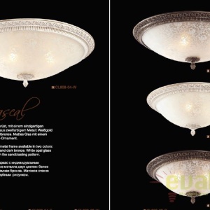 Plafoniera design clasic diametru 37cm, Pascal bronz MYC908-CL-03-R - Img 3