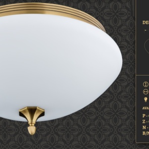 Plafoniera design clasic realizata manual Decor - Img 3