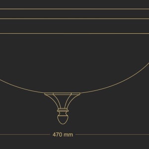 Plafoniera design clasic realizata manual Decor - Img 3