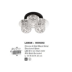 Plafoniera design decorativ modern LAWAN 214170 universul-luminii.ro