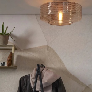 Plafoniera design decorativ Verona, amber 141900 universul-luminii.ro