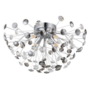 Plafoniera design elegant KATRINA 45cm crom 64135DC GL 172220 universul-luminii.ro