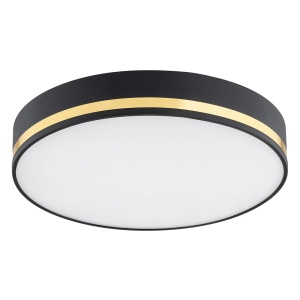 Plafoniera design modern AMORE negru, diametru 25cm 107920 universul-luminii.ro