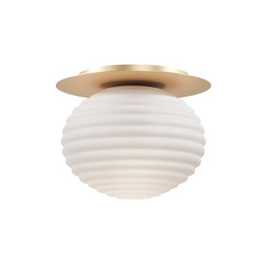 Plafoniera design modern decorativ Reels 1L auriu/alb