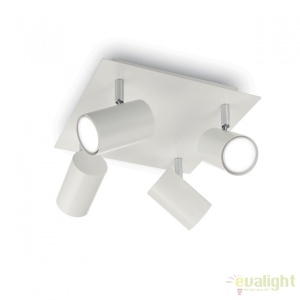 Plafoniera design modern minimalist SPOT PL4 alba 156774