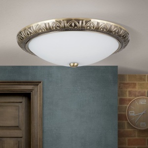 Plafoniera design rustic Pankok DL 7-583/38 bronze OR - Img 5