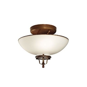 Plafoniera din alama cu sticla Murano Country 33,5cm