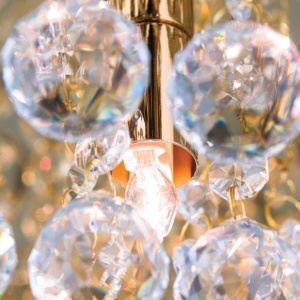 Plafoniera eleganta cristal K9 diam. 62cm Gloria DLU 2378/9/62 gold OR 179100 universul-luminii.ro