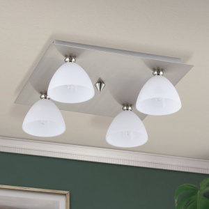 Plafoniera eleganta design modern OPALDESIGN 4L, satin 163430 universul-luminii.ro