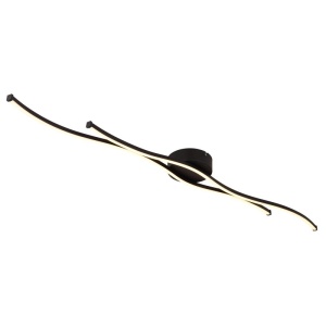 Plafoniera LED aluminiu negru mat BOYD