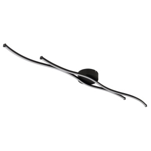 Plafoniera LED aluminiu negru mat BOYD 250250 universul-luminii.ro