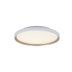 Plafoniera LED CCT, diametru 40cm, Alb-Auriu, ZB-25185