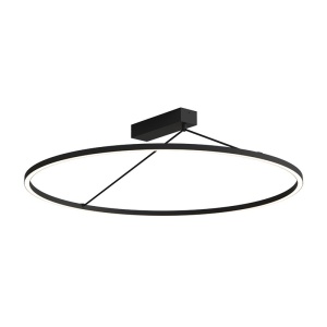 Plafoniera LED, Design Circular, 51W 3000K BLACK ZB-2563