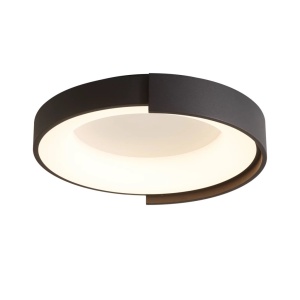 Plafoniera LED design circular Aruba 40cm negru