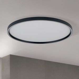 Plafoniera LED design circular MASCA D-60cm negru 155700 universul-luminii.ro