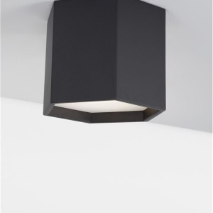 Plafoniera LED design minimal SAMBA neagra 222070 universul-luminii.ro