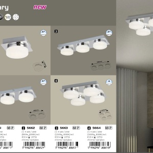 Plafoniera LED design minimalist Hilary 2 5662 RX - Img 4