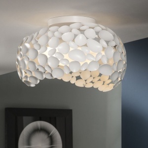 Plafoniera LED design modern diam.46cm Narisa alb 174550 universul-luminii.ro