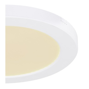 Plafoniera LED design modern, diametru 22cm, LASSE alb 12379-18W GL 97190 universul-luminii.ro