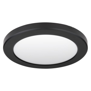 Plafoniera LED design modern, diametru 22cm, LASSE negru 12379-18B GL 97180 universul-luminii.ro