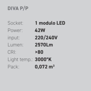 Plafoniera LED design modern Diva 52cm, auriu, alb sau titan 227180 universul-luminii.ro