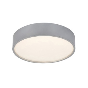 Plafoniera LED design modern Larcia IP44 argintiu, alb - Img 1