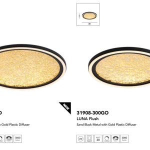 Plafoniera LED design modern Luna 40cm 51100 universul-luminii.ro