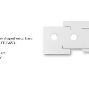 Plafoniera LED design modern TOTEM PL3 alb 215761 72160 universul-luminii.ro
