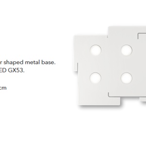 Plafoniera LED design modern TOTEM PL6 alb 215785 72170 universul-luminii.ro
