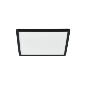 Plafoniera LED design silm IP54 baie Oja square 29 negru 3000K