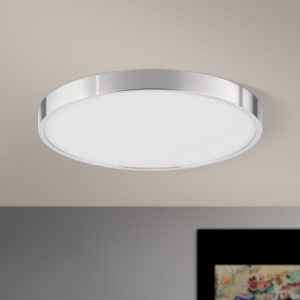 Plafoniera LED design slim BULLY D-28cm crom 155770 universul-luminii.ro