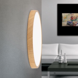 Plafoniera LED design slim BULLY D-28cm maro 155780 universul-luminii.ro