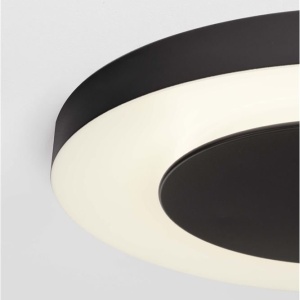 Plafoniera LED design slim PADA negru D-60cm 237160 universul-luminii.ro