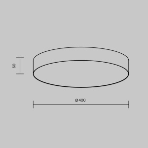 Plafoniera LED design tehnic Zoom D-40cm 3000K aurie 218580 universul-luminii.ro