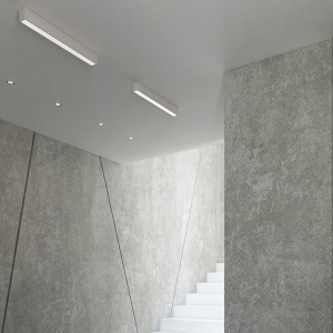 Plafoniera LED dimabila design modern LINEAR, 4000K alb C0124D MX - Img 3