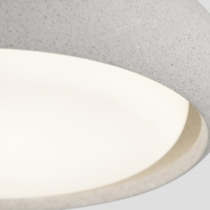 Plafoniera LED exterior iluminat minimalist IP44 ANGA 29cm alba 127830 universul-luminii.ro
