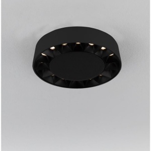 Plafoniera LED exterior moderna IP65 CONVEX negru D-17,6cm - Img 4