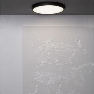 Plafoniera LED incastrabila reglabila PERFECT 40cm negru 3000K Dimmable 140520 universul-luminii.ro