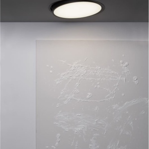 Plafoniera LED incastrabila reglabila PERFECT 40cm negru CCT Dimmable 223350 universul-luminii.ro
